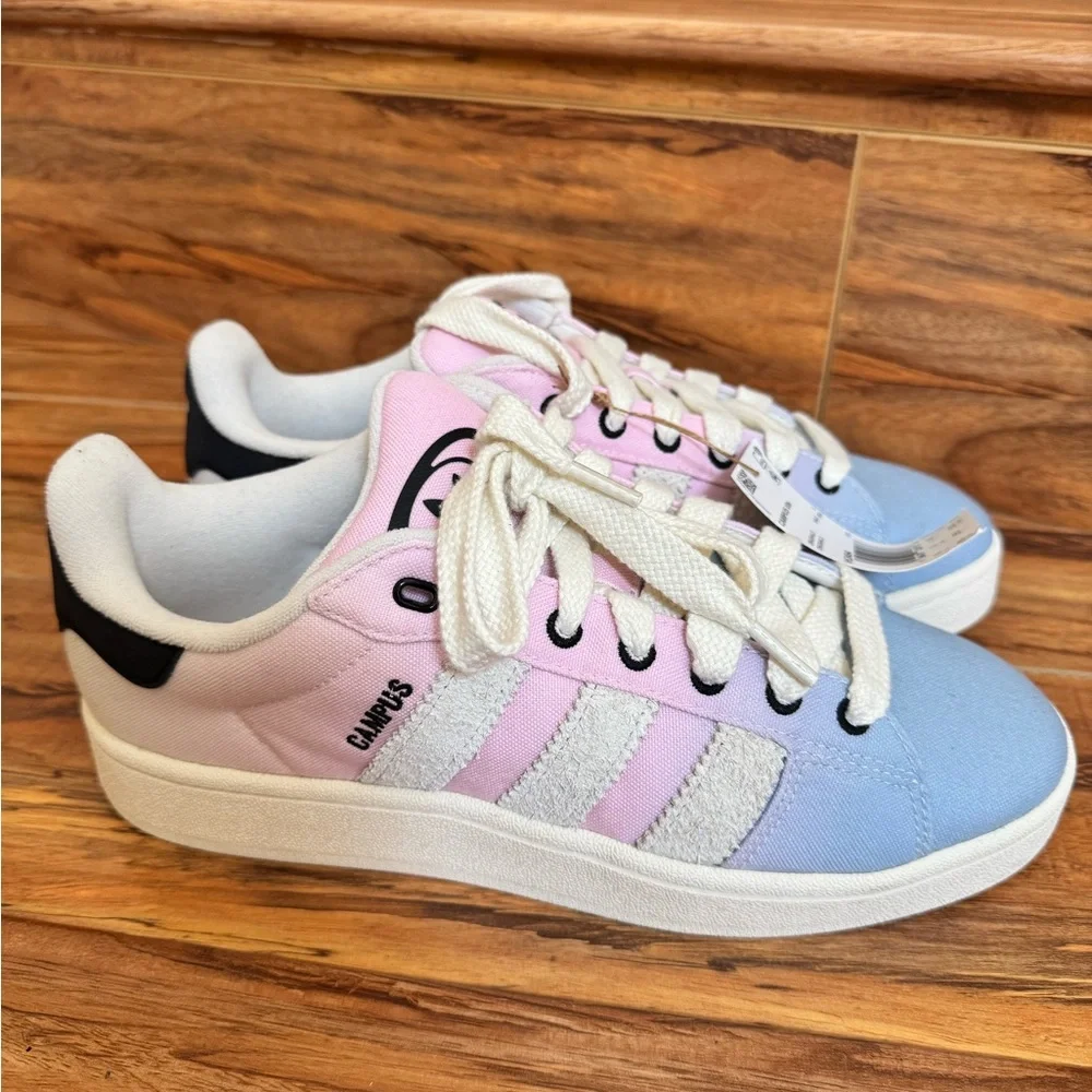 Men’s Pink and Blue Sneakers - Picture 1 of 4